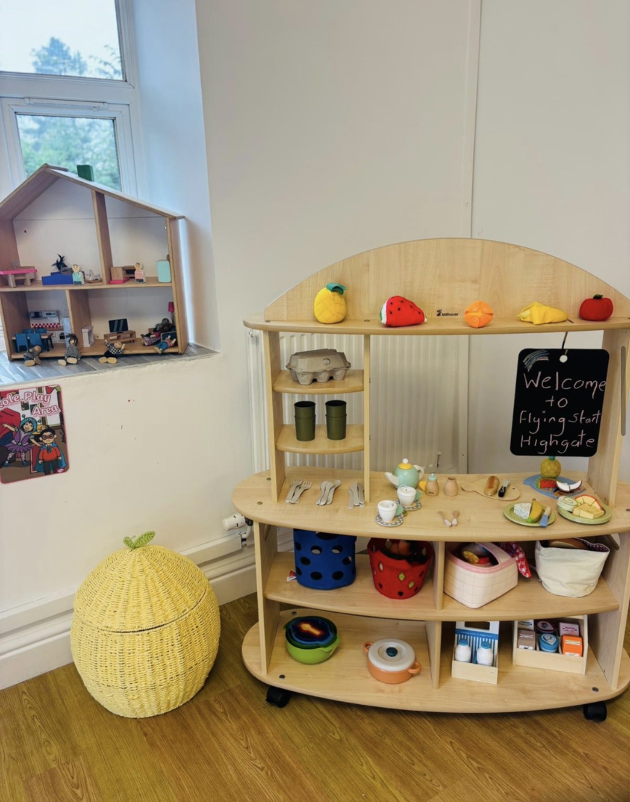 Morriston Flying Start play kitchen